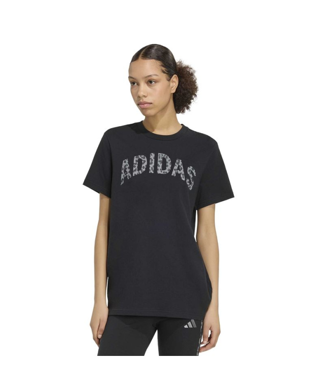 T-shirt adidas Animal L T2 Noir