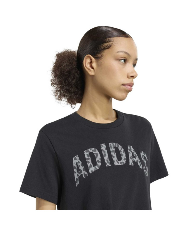 Camiseta adidas Animal tamanho G T2 preta