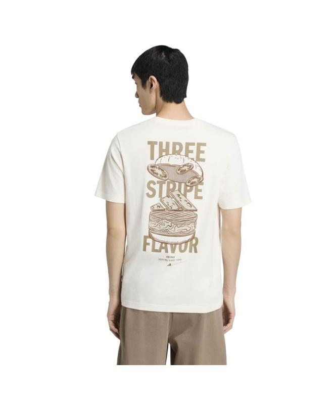 T-shirt blanc adidas M Burger