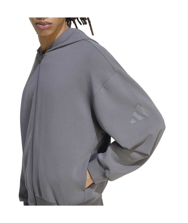 Sweat gris adidas M Sl Fz