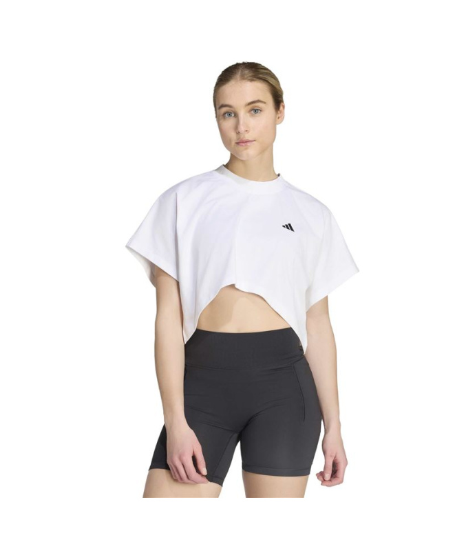 Camiseta adidas Pl Gfx branca Fitness