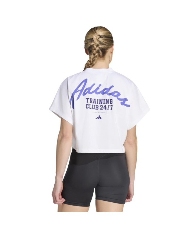 Camiseta adidas Pl Gfx branca Fitness