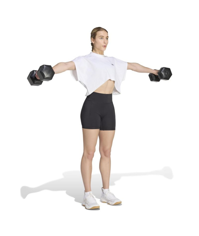 T-shirt Fitness blanc adidas Pl Gfx