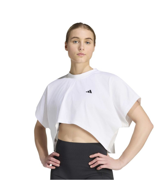 T-shirt Fitness blanc adidas Pl Gfx