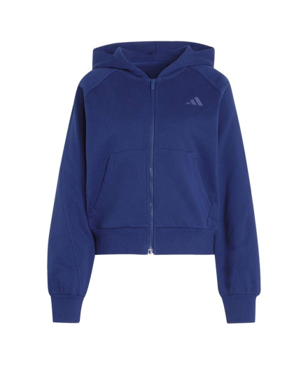 adidas Sweat W Ak Sl Fz bleu foncé