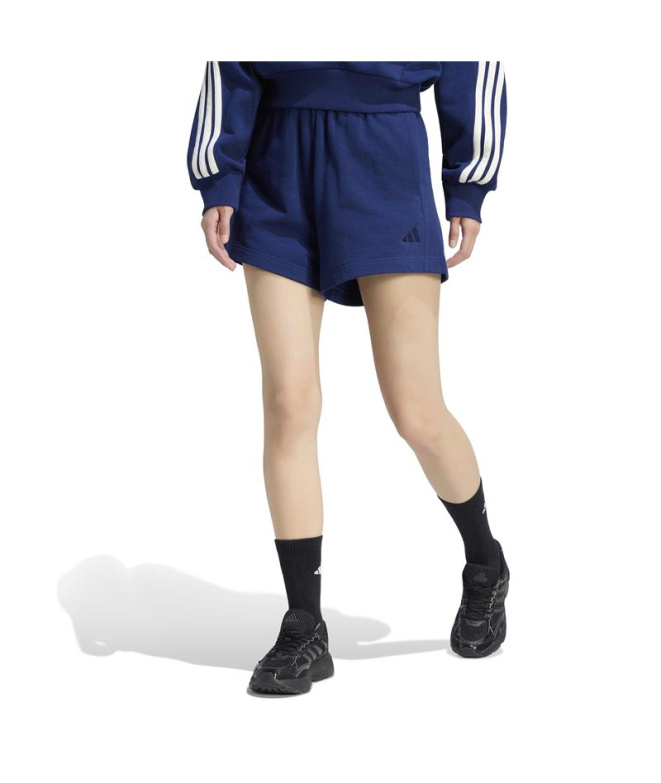 Pantalons bleu foncé adidas W Ak Sl