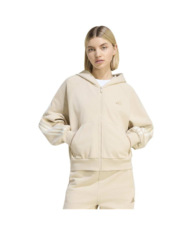 Moletom adidas W Ak 3 Stripes Fz Lycr/Casbla