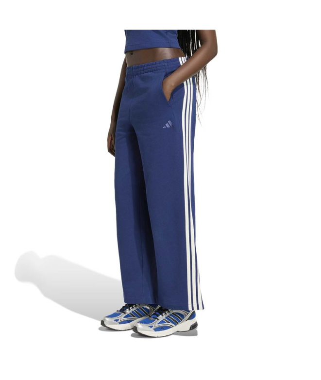 Calça adidas W Ak 3 Stripes Wd Azul Escuro