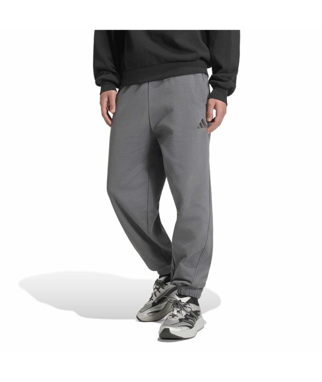 Pantalons gris adidas M Ak Sl R Cf