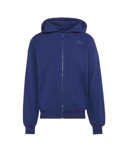 Sweat bleu foncé adidas M Ak Sl Fz