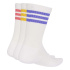 Medias adidas 3 Bandas Ess C Crw 3P Blanco/Morsol/Amatri/Turpur