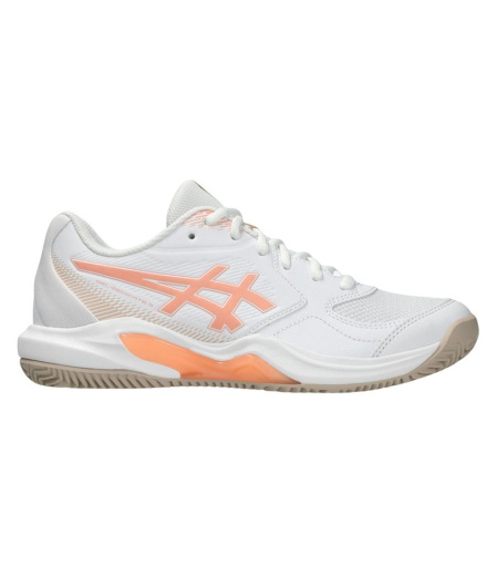 Chaussures Tennis Asics Gel Dedicate 9 Clay Femme blanches