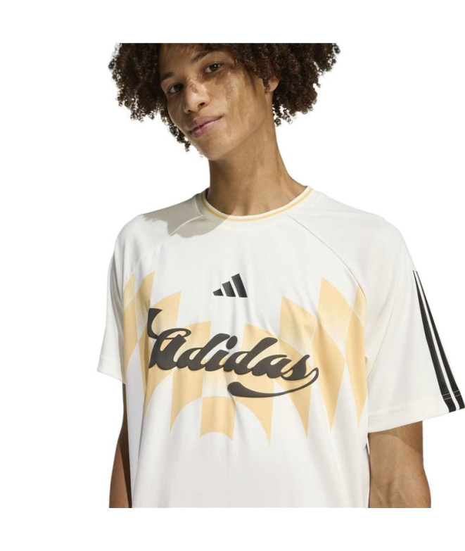 Camiseta Homem adidas Tiro Gc Ho Bros/Branca/Preta