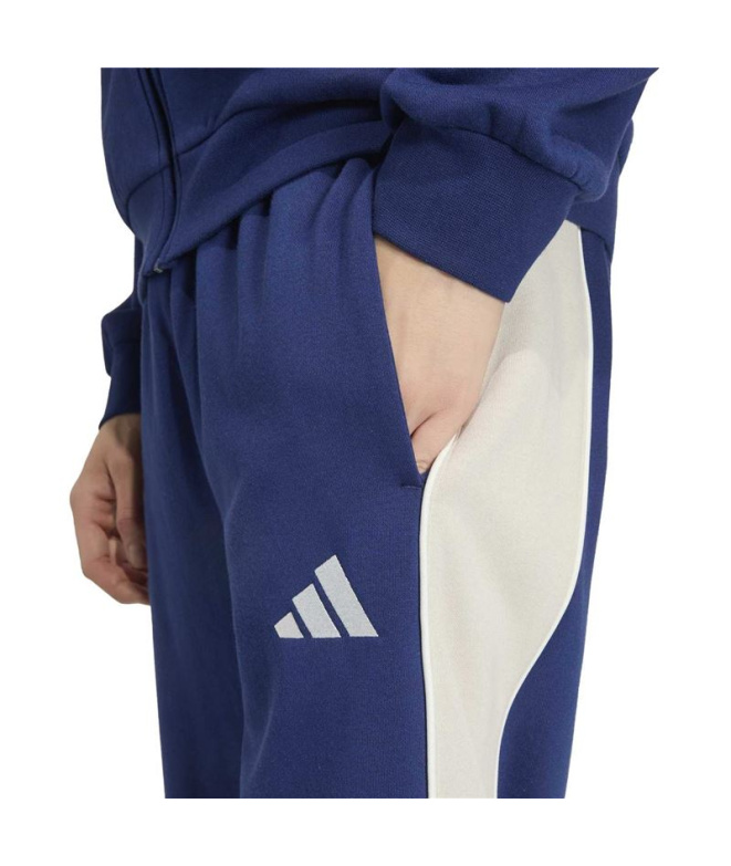 Pantalons bleu foncé adidas M CB FL S