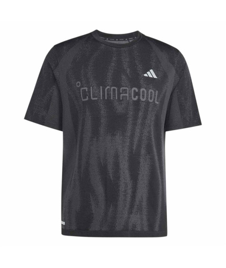 Camiseta de Fitness adidas Tech App Seam T Negro/Gricua