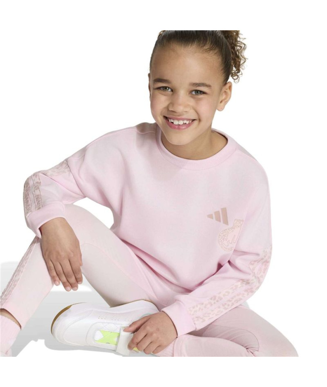 Set adidas Large 3 bandes rose