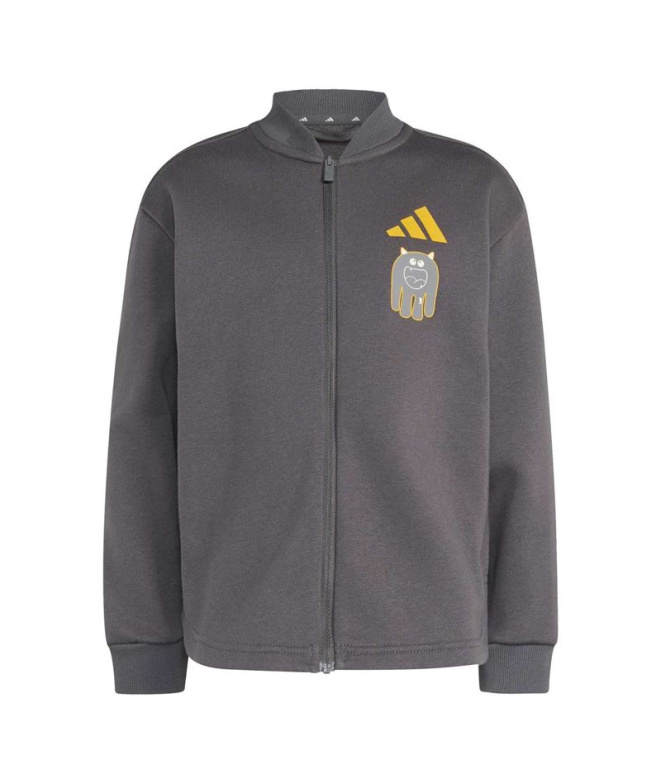 Sweat gris adidas LK Monster FZ