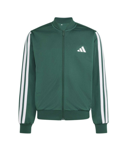 Casaco verde adidas J 3 Stripes Fz Tr Tt