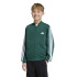 Casaco verde adidas J 3 Stripes Fz Tr Tt