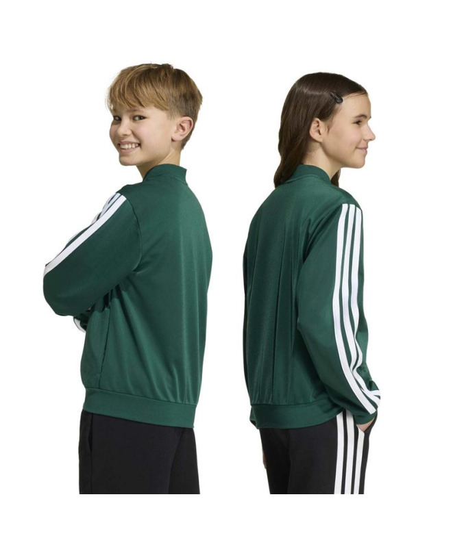 adidas J 3 Stripes Fz Tr Tt Veste Verte