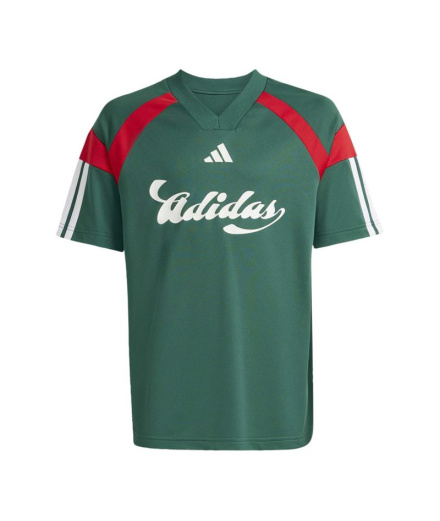 T-shirt Enfant adidas Hot Drkgrn/Blanc/Escmej