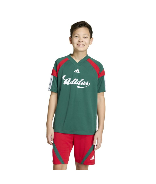 Camiseta Infantil adidas Hot, cor...