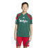 Camiseta Infantil adidas Hot, cor verde-escura/branca/escura