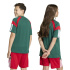 Camiseta Infantil adidas Hot, cor verde-escura/branca/escura