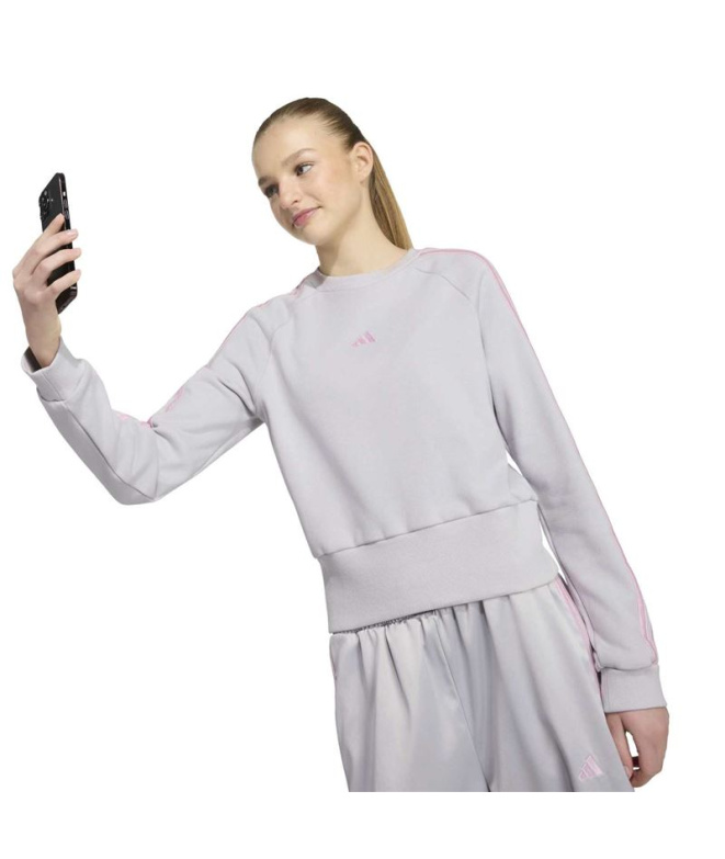 Sweat adidas Jg Satin Grpulg/Roscla