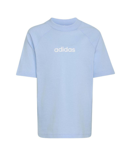 T-shirt bleu adidas Lk Lin 160