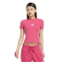 Camiseta adidas W 3 Stripes Sj Baby T Rosa