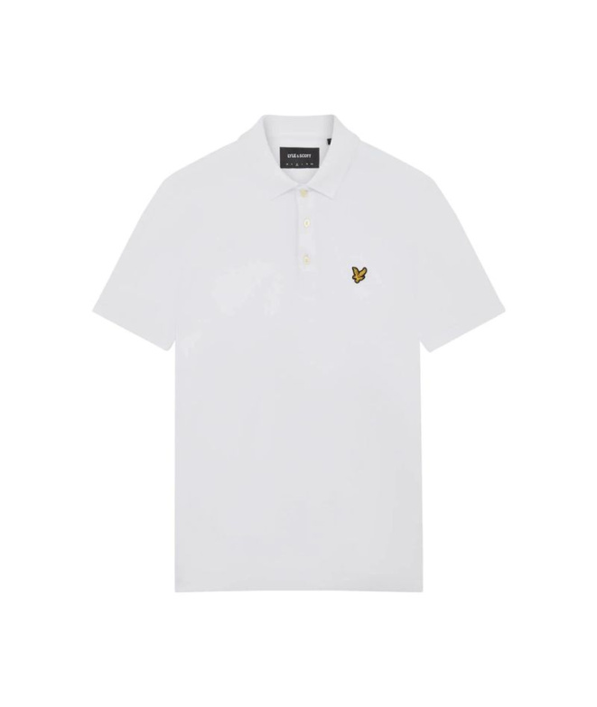 Polo uni Lyle & Scott V1 Homme , blanc