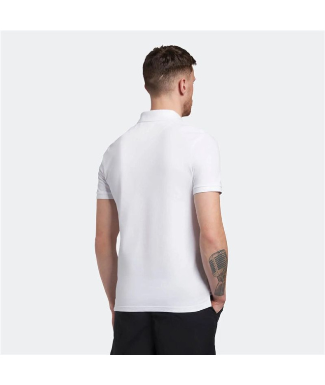 Polo uni Lyle & Scott V1 Homme , blanc