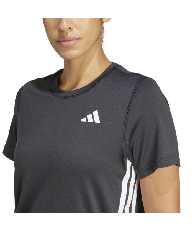 Camiseta de Fitness adidas We 3 Bandas Crew...