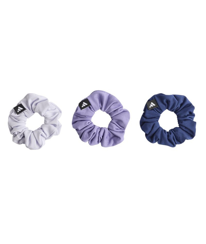 Fita de cabelo adidas Scrunchies 3Pp azul