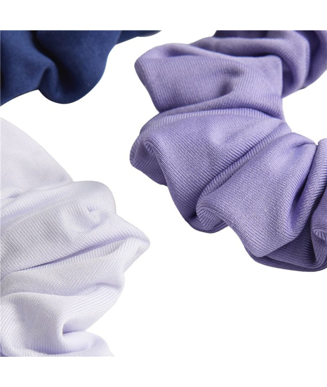 Fita de cabelo adidas Scrunchies 3Pp azul