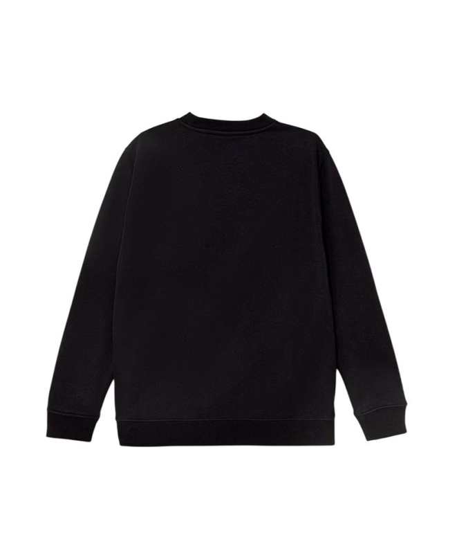 Sweat Vans Stretch Logo Crew Enfant noir et blanc