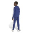 Conjunto de treino Infantil adidas 3Stripes Tib Ft Ts, azul escuro/branco/azul