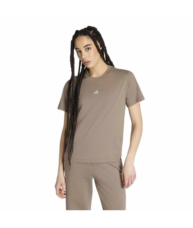 T-shirt adidas W Sl Sj T Caqsei/Blanc