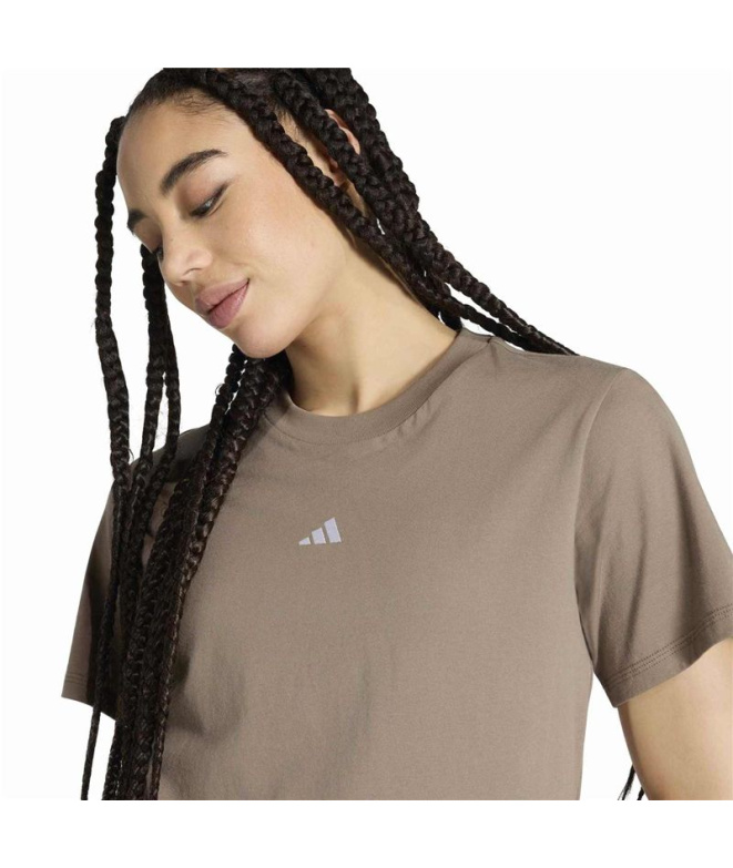 T-shirt adidas W Sl Sj T Caqsei/Blanc