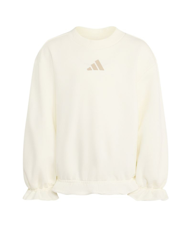 Moletom Infantil adidas Seasonals Ruffles branco