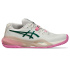 Chaussures Pádel Asics Gel Resolution X Femme couleur avoine souple/vert.