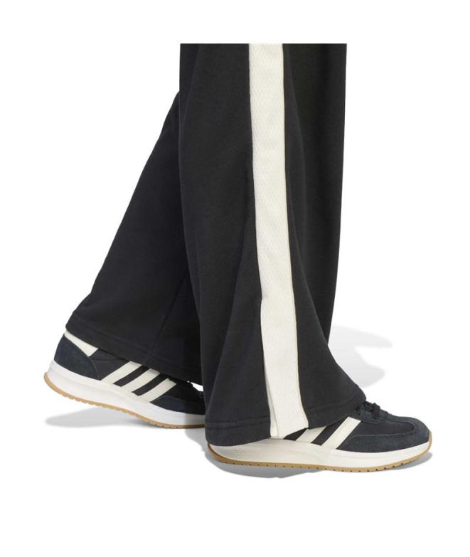 Pantalons adidas Jg Std Wl Fille noir et blanc