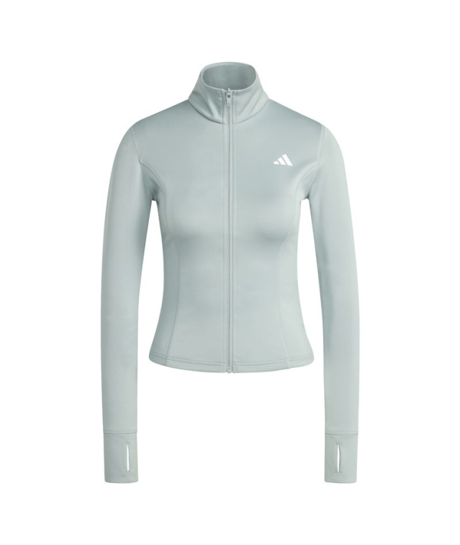 Casaco Fitness Mulher Adidas We Zp Thru Wise...