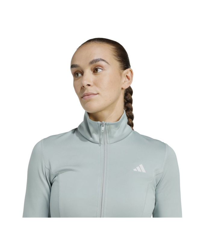 Veste Fitness Adidas We Zp Thru Femme Wise...