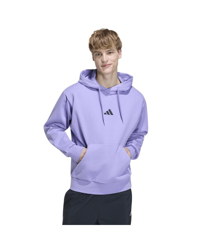Sudadera adidas Essentials Feelcozy Lila/Negro