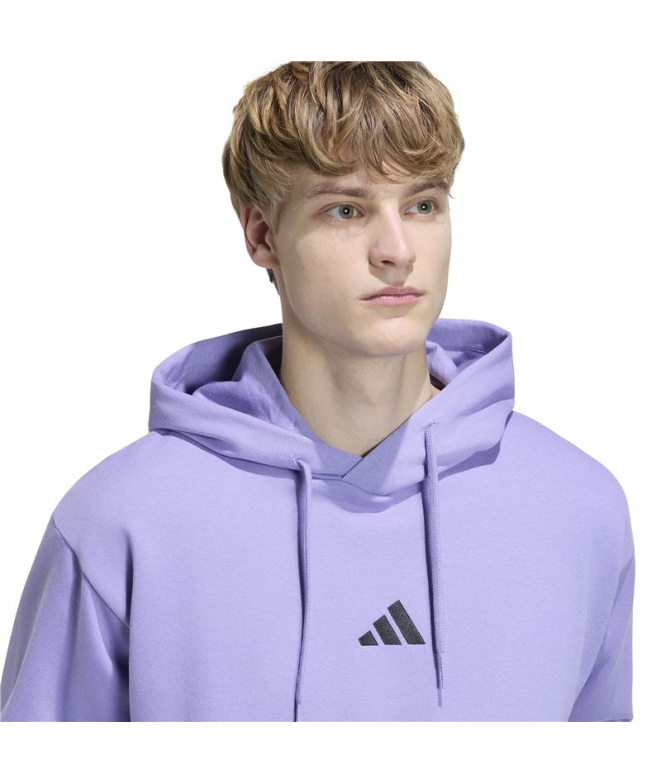 Moletom adidas Essentials Feelcozy Lilás/Preto