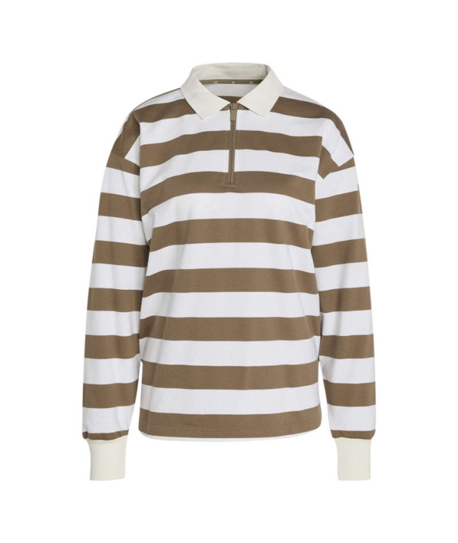 Polo adidas W Sl+ Ft Ls Pl Caqsei/Casbla