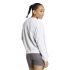 Moletom adidas Essentials 3-Stripes Mulher Cinza