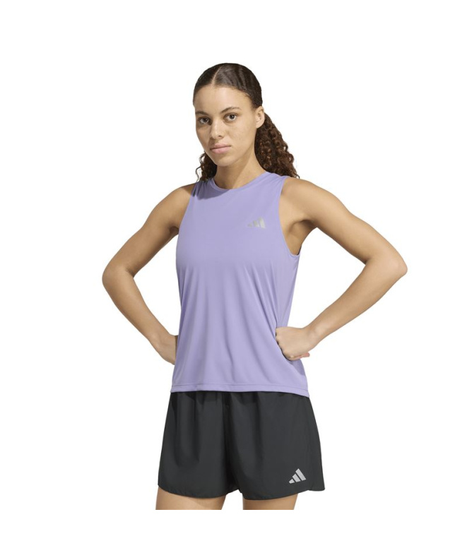 Top Running feminino adidas Essentials, lilás